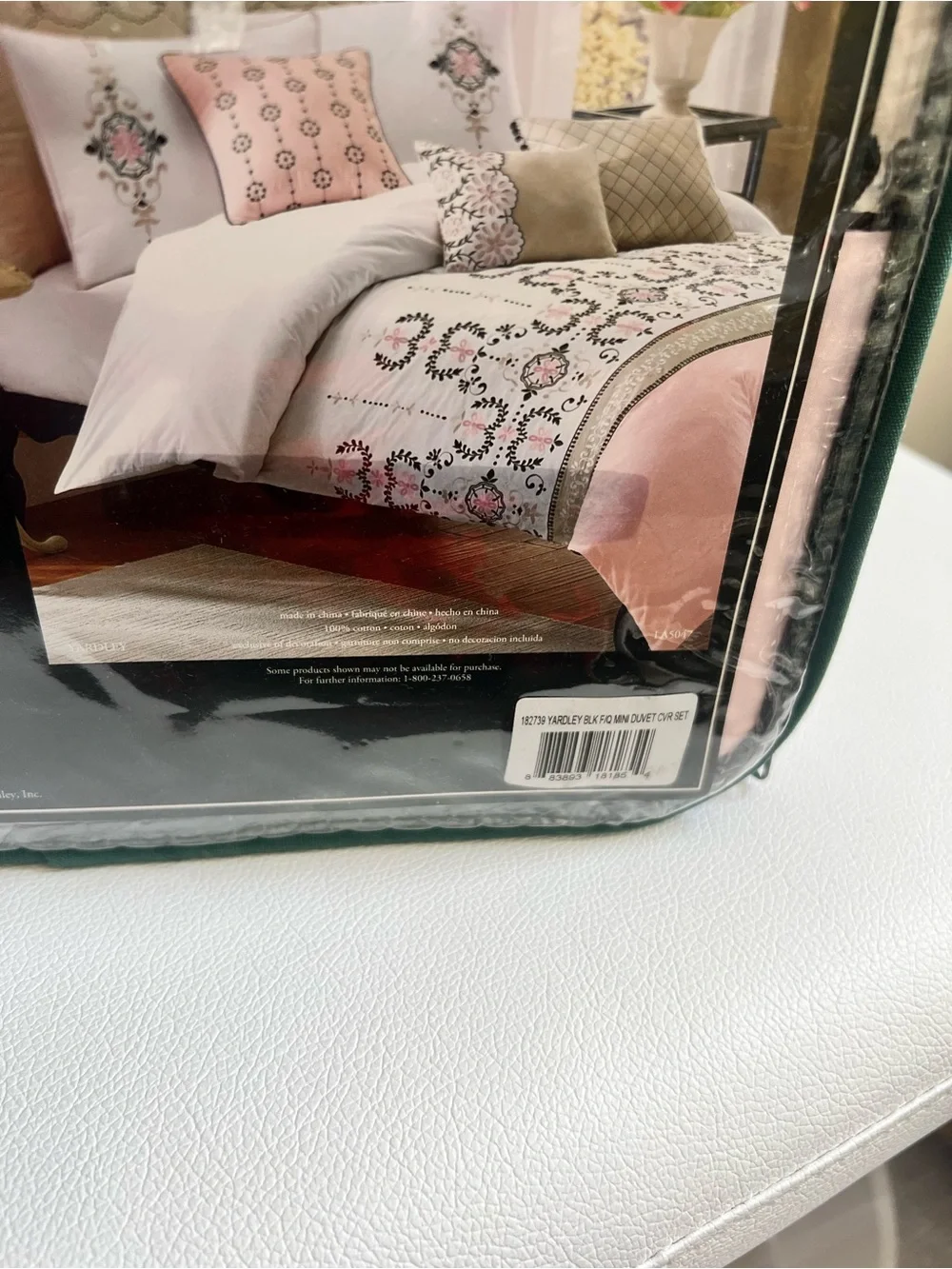 Laura Ashley Floral Duvet Cover Set in Pink, Black, Cream